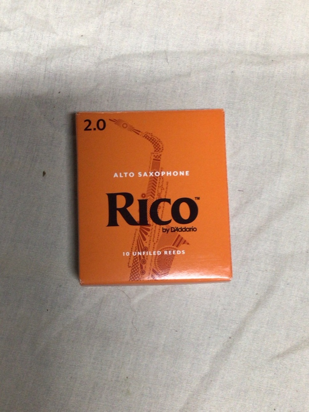 Rico by D'Addario Alto Saxophone Reeds 2.0 – Orange